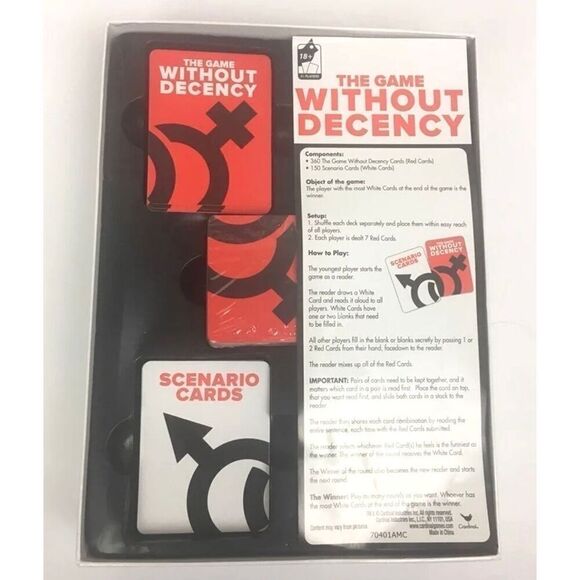 The Game Without Decency Adult Card Game Party Game 18+ - Picture 3 of 4